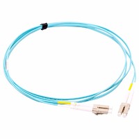 PANDUIT 泛达 双芯光纤跳线万兆网线OM3多模LC光纤尾纤 1米