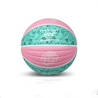 ProSelect 专选 橡胶篮球波浪粉蓝 4号 GTP042C4