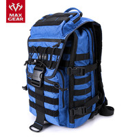 MAXGEAR 马盖先X7战术双肩包男多功能电脑背包军迷户外休闲时尚个性旅行 魔蓝色