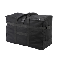 TINYAT大容量行李包旅行包158航空托运包出国留学搬家包防泼水收纳包 黑色 大号