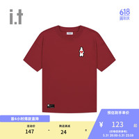 :CHOCOOLATE it 女装多色短袖T恤2024夏季活力动感半袖M006510 RDX/红色 M