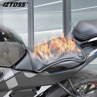 IZTOSS 摩托车电加热坐垫防水冬季保暖机车踏板座椅垫装备通用12V