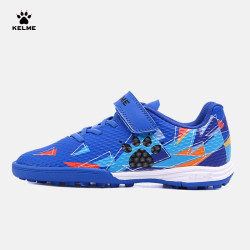 kelme卡尔美足球鞋青少年tf碎钉比赛球鞋透气学生防滑耐磨足球鞋宝蓝