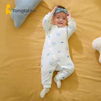 88VIP：Tongtai 童泰 包邮童泰秋冬1-18个月婴儿衣服男女宝宝保暖内衣侧开连体衣哈衣