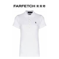 RALPH LAUREN 拉夫劳伦 [热销单品]Polo Ralph Lauren女士Julie logo刺绣白色短袖polo衫