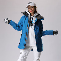 RUNNING RIVER 戶外單雙板保暖防水透氣女式純色滑雪服N7431N