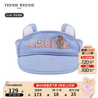 Teenie Weenie Kids小熊童装24夏季男女宝宝可爱空顶遮阳帽 蓝色 FRE