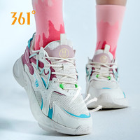 361° 361女鞋运动鞋2023夏季新款休闲跑步鞋时尚网面透气女款跳舞鞋子