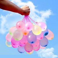 兒童玩具裝水小氣球 3包9束【333個】+注水工具