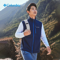 哥伦比亚 2023秋冬新品哥伦比亚Columbia男加厚保暖防风抓绒衣背心AE1056