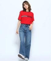 TOMMY HILFIGER 汤米新款时尚百搭刺绣字母Logo短袖T恤女