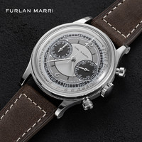 Furlan Marri 机械式石英表Castagna计时码表复古风弗兰玛瑞手表