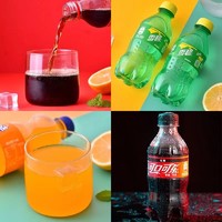 Coca-Cola 可口可乐 碳酸饮料2瓶雪碧芬达零度可乐300ml*6瓶无糖迷你瓶装