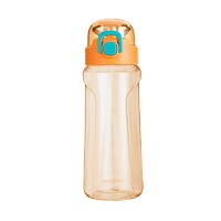 Diller 大容量运动水杯美国Tritan 直饮水壶成人孕妇儿童便携塑料杯子 1100橙（直饮） 官方标配