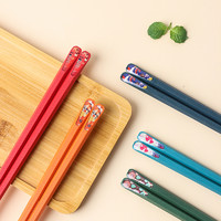 KAWASIMAYA 川岛屋 日式合金筷子个人专用高档家用2021家庭新款一人一筷子套装