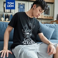 TONLION 唐狮 春夏新款T恤  男短袖T恤