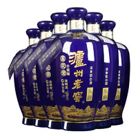 百亿补贴：泸州老窖 蓝花瓷 头曲 52度 浓香型白酒 1000ml*6瓶