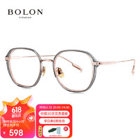 BOLON 暴龙 眼镜不规则β钛光学镜女近视眼镜框轻 BH6009B16