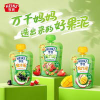 Heinz 亨氏 寶寶水果營養果汁泥多口味果泥嬰兒輔食6-36個月適用 120g*14