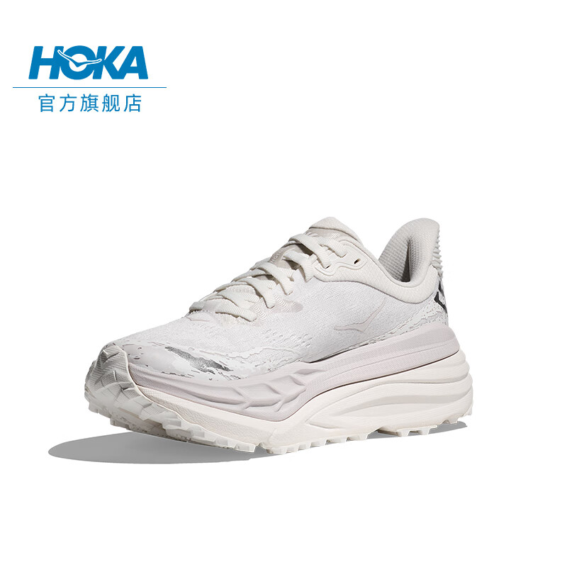 晚8点抢购HOKA ONE ONE男女款夏季跑鞋白色 / 白色-男 42.5