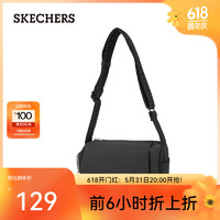 SKECHERS 斯凯奇 瑜伽包mini吐司包防泼水运动单肩包斜挎包 碳黑/0018 均码