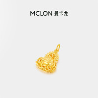 88VIP：MCLON 曼卡龍 黃金吊墜火焰佛 珠寶 8.66g