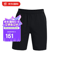 安德玛（Under Armour） UA 男子训练运动跑步短裤 1370382 001黑色 L  L(欧码,偏大,往小拍1码)