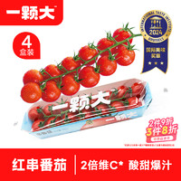 一顆大 ? 紅櫻桃番茄 源頭直發 串收水果番茄 小西紅柿生吃 198g*4盒