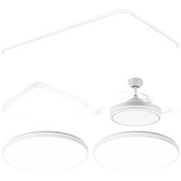 雷士 NVC   Lighting LED吸顶灯全光谱护眼客厅灯卧室书房餐厅灯现代简约全屋灯具套餐 三室两厅搭风扇