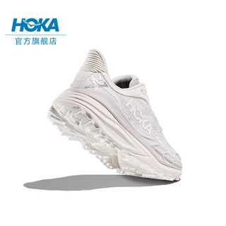 HOKA ONE ONE男女款夏季斯廷森7全地形越野跑鞋STINSON7缓震透气 白色 / 白色-男 43