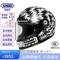 SHOEI GLAMSTER 復古哈雷拿鐵男女摩托車賽車四季全盔頭盔 NEIGHBRHD X DSC-TC-5 XXL（適合61-63頭圍）