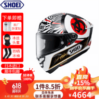 SHOEI X15头盔日本原装进口摩托车头盔赛道机车男女全盔四季防雾X14 X15-招财猫（顺丰快递） L(建议57-58头围）