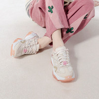 斯凯奇（Skechers）女鞋春季潮流时尚老爹鞋STAMINA V2女士复古绑带运动鞋 896116-NTPK 35