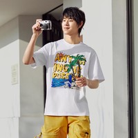 LI-NING 李宁 短袖T恤男2024运动生活系列春季圆领休闲针织运动服