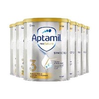 Aptamil 爱他美 澳洲爱他美白金240亿活性益生菌奶粉3段1岁以上900g*6罐