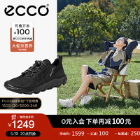 爱步（ECCO）*网面鞋女 夏季简约低帮运动鞋日常休闲透气跑步鞋 驱动820263 黑色82026351052 38