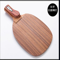 神龙木 7层纯木酸枝面材 乒乓球拍底板，直拍横打横拍 左手日直横打 球拍