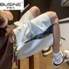 BUSINE 步西尼 美式短裤子男夏季薄款2024新款潮牌宽松大码运动休闲五分裤
