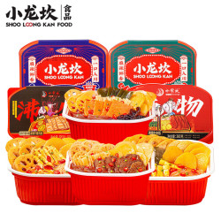 小龙坎自热火锅组合装牛肉方便速食懒人自助食品麻辣自煮小火锅沸腾