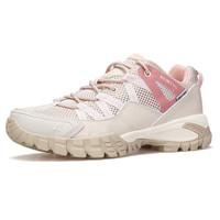 悍途(HUMTTO)户外徒步鞋春夏男女户外舒适透气登山鞋 米色/桃粉755-女(透气大孔) 46
