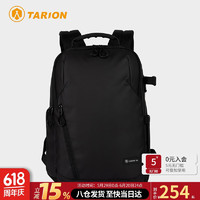 TARION 圖玲瓏 相機包雙肩攝影包防水多功能休閑黑色背包佳能單反背包 雙肩相機包TR-L