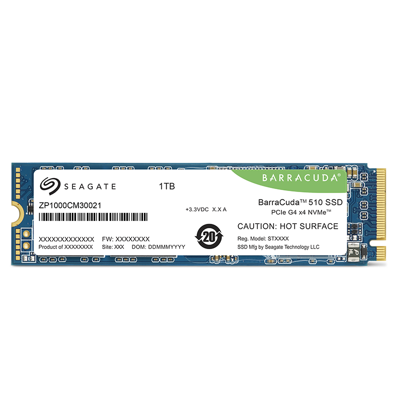 酷鱼510 M.2 NVMe 固态硬盘 1TB（PCIe 4.0）