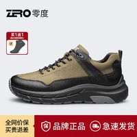 ZERO ZRO零度男鞋夏季新款復古工裝皮鞋厚底輕便休閑鞋男