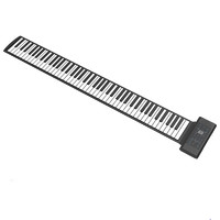 konix 科汇兴 88键便携手卷电子钢琴 带麦克风接口喇叭锂电池midi
