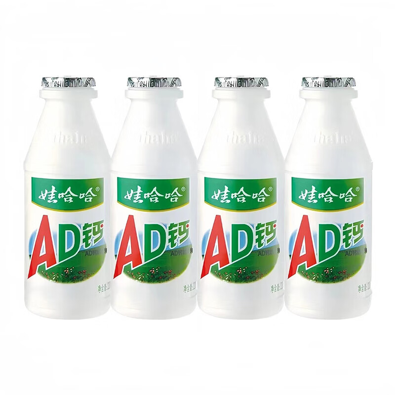 AD钙奶220g*4瓶含乳饮料学生儿童正品早餐牛奶日期新鲜W 原味220g*4瓶