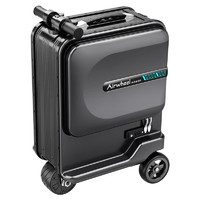 Airwheel 爱尔威 智能电动行李箱骑行旅行箱 20英寸MINI智慧-黑