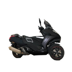 peugeot标致摩托大都会倒三轮专用防寒挡风护腿mte倒三轮车型护腿均码