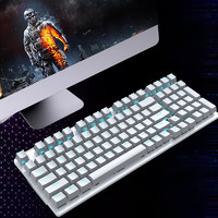 TAIDU 钛度 K890电脑机械键盘游戏电竞有线红轴台式通用USB键鼠套装98键