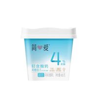 simplelove 简爱 轻食酸奶4%蔗糖 风味发酵乳I400g