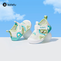 katetu 卡特兔学步鞋2023夏季新款婴儿宝宝鞋子网眼透气软底儿童包头凉鞋